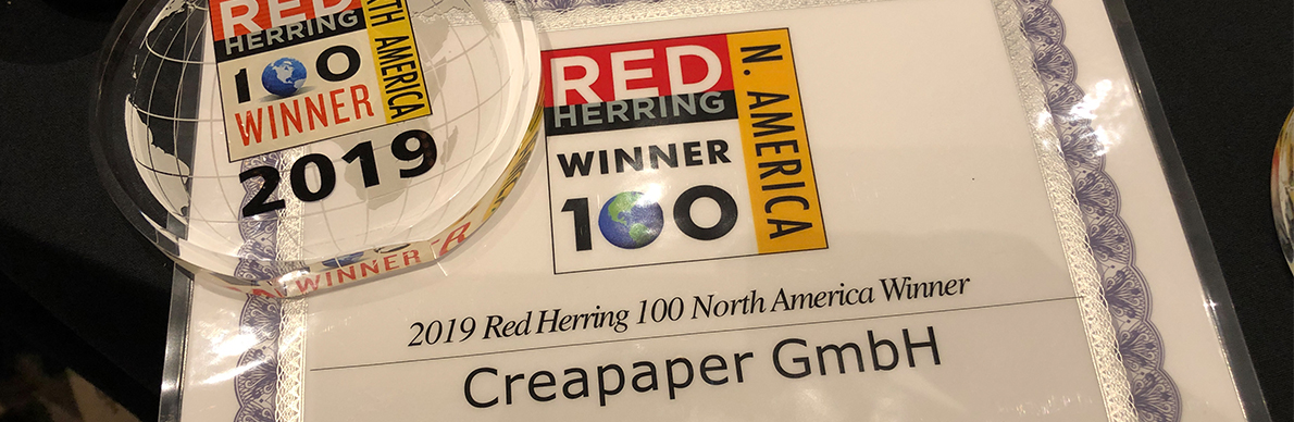 Red Herring Award North America für Creapaper - Der Pressedienst - Medienservice für Journalisten