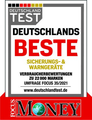 „Deutschlands Beste Sicherungs- und Warngeräte“